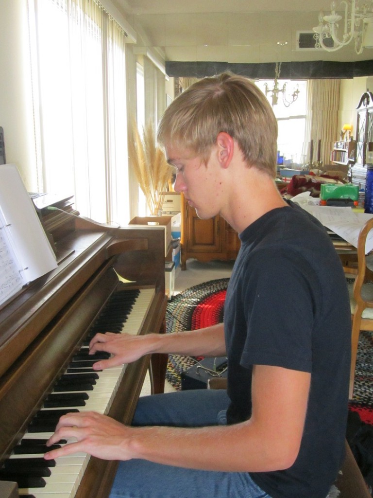 Jacob playing (you guessed it) the piano! :)